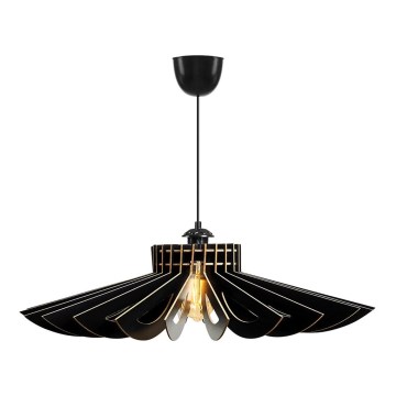 Candelabro suspenso 1xE27/60W/230V preto diâmetro 52 cm