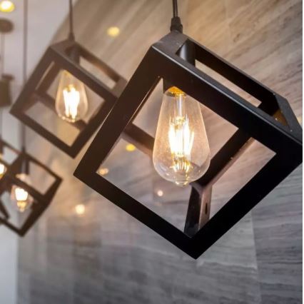 Candelabro suspenso 1xE27/60W/230V preto