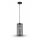 Candelabro suspenso 1xE27/60W/230V preto