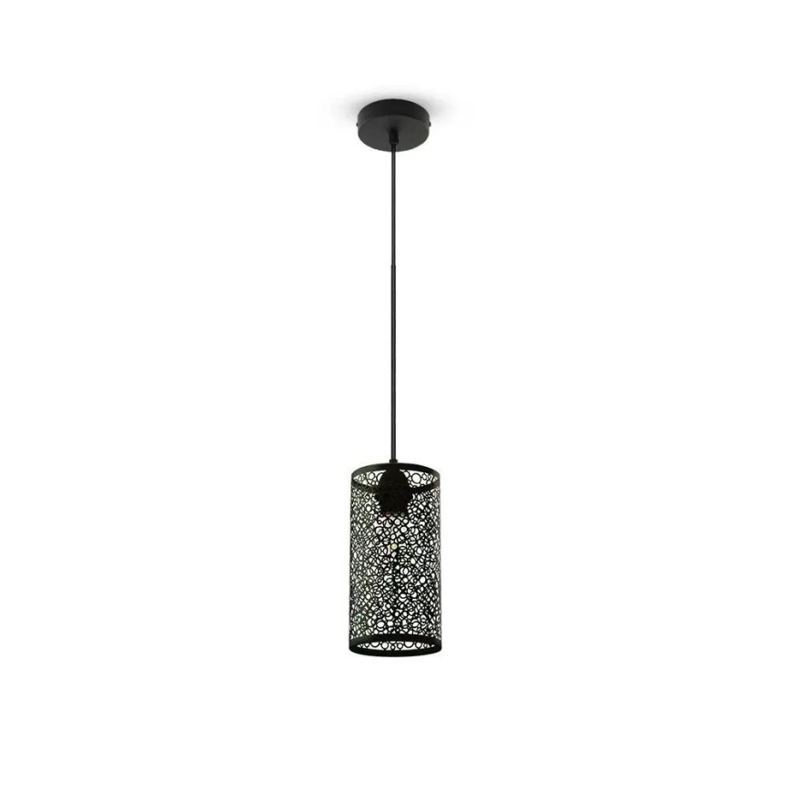 Candelabro suspenso 1xE27/60W/230V preto