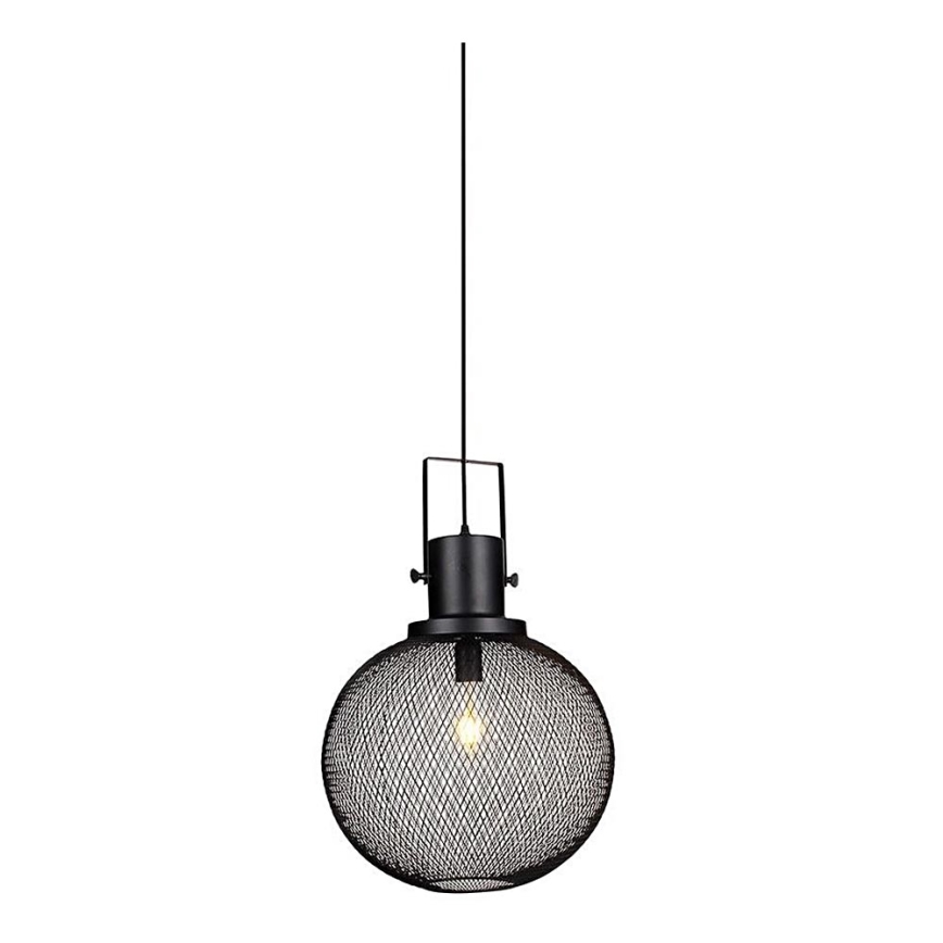 Candelabro suspenso 1xE27/60W/230V preto