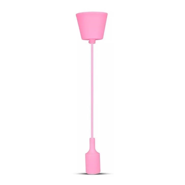 Candelabro suspenso 1xE27/60W/230V rosa