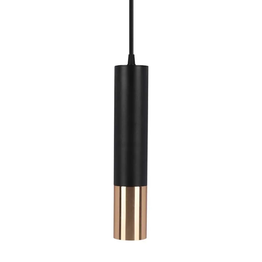 Candelabro suspenso 1xGU10/35W/230V 30 cm preto/dourado