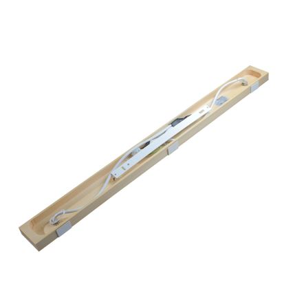 Candelabro suspenso 3xE27/40W/230V faia/branco