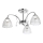 Candelabro suspenso 3xE27/60W/230V cromado brilhante