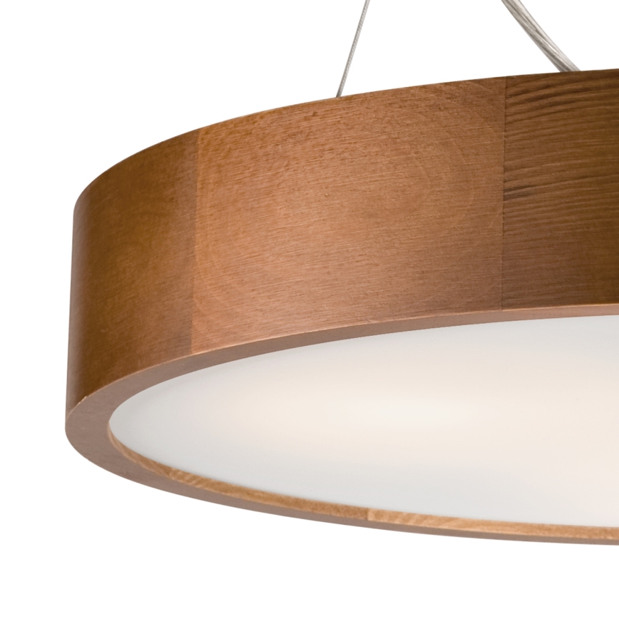 Candelabro suspenso 3xE27/60W/230V ø 47 cm pinho - FSC certificado