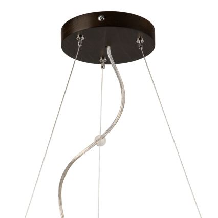 Candelabro suspenso 3xE27/60W/230V ø 47 cm pinho - FSC certificado