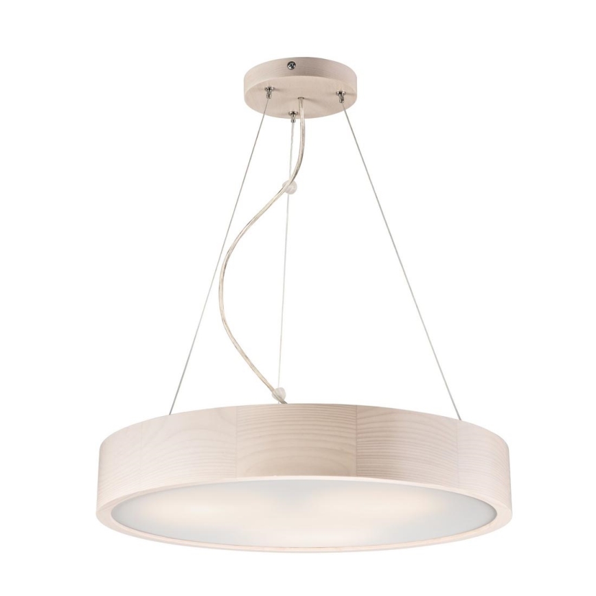 Candelabro suspenso 3xE27/60W/230V ø 47 cm pinho - FSC certificado