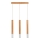 Candelabro suspenso ADORI 3xE14/40W/230V