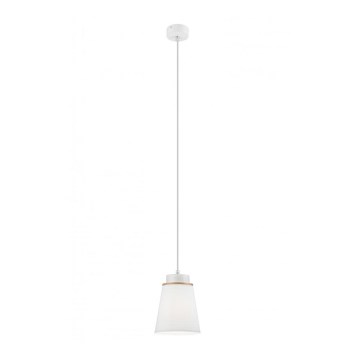 Candelabro suspenso AGUSTINO 1xE27/60W/230V branco/faia