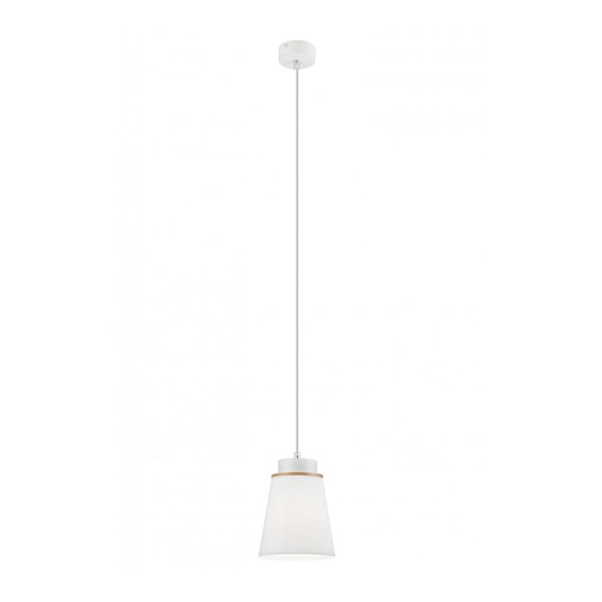Candelabro suspenso AGUSTINO 1xE27/60W/230V branco/faia