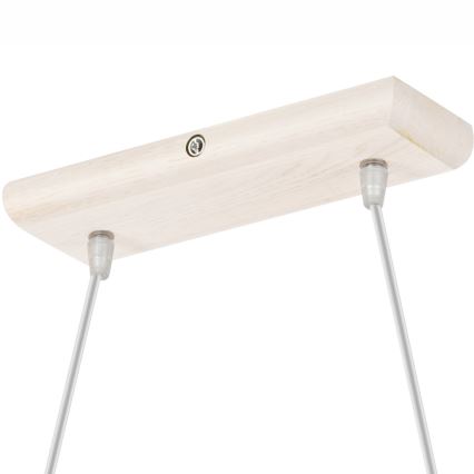 Candelabro suspenso AIDA 2xE27/60W/230V carvalho - FSC certificado