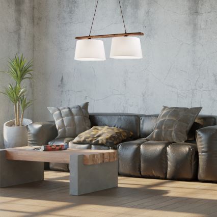 Candelabro suspenso AIDA 2xE27/60W/230V - FSC certificado