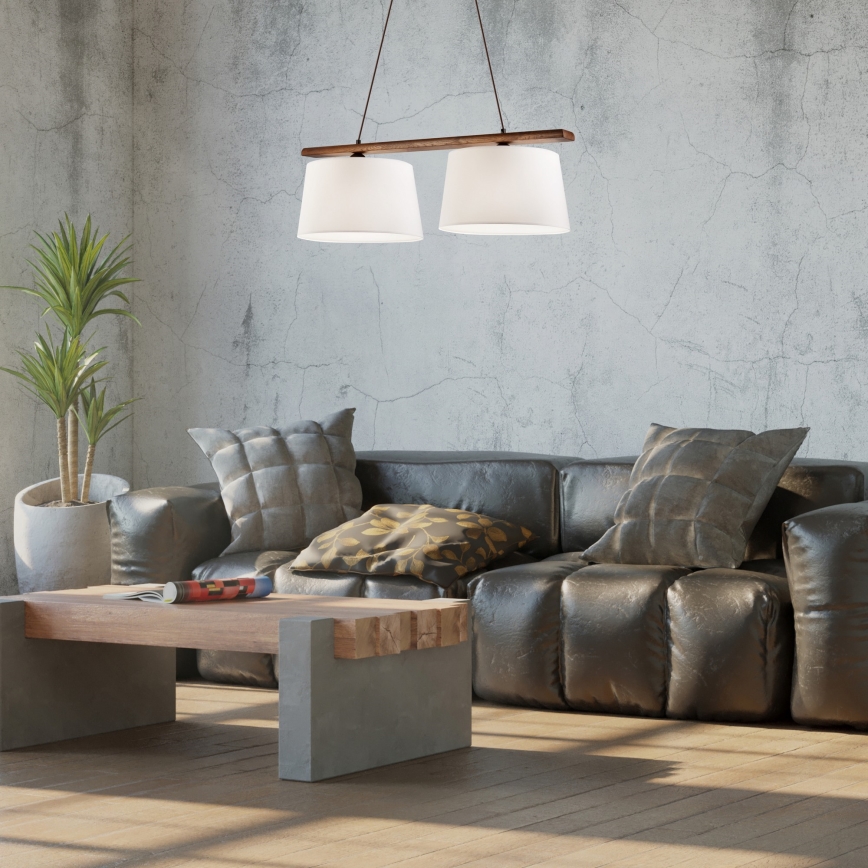 Candelabro suspenso AIDA 2xE27/60W/230V - FSC certificado