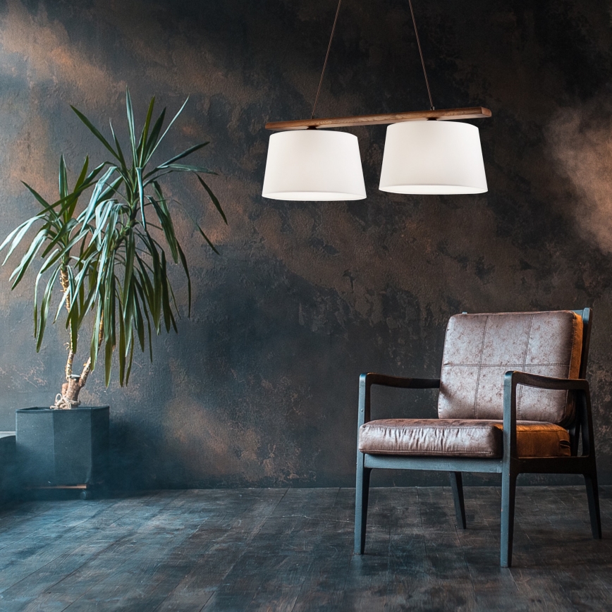 Candelabro suspenso AIDA 2xE27/60W/230V - FSC certificado