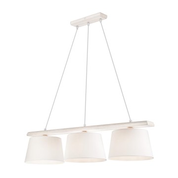 Candelabro suspenso AIDA 3xE27/60W/230V carvalho - FSC certificado