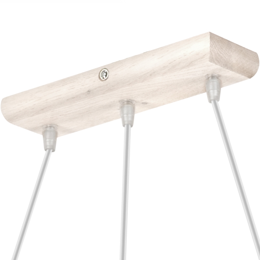 Candelabro suspenso AIDA 3xE27/60W/230V carvalho - FSC certificado