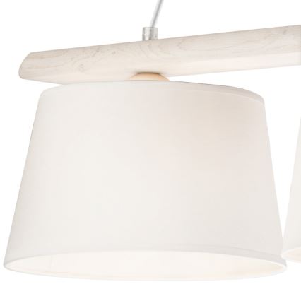 Candelabro suspenso AIDA 3xE27/60W/230V carvalho - FSC certificado
