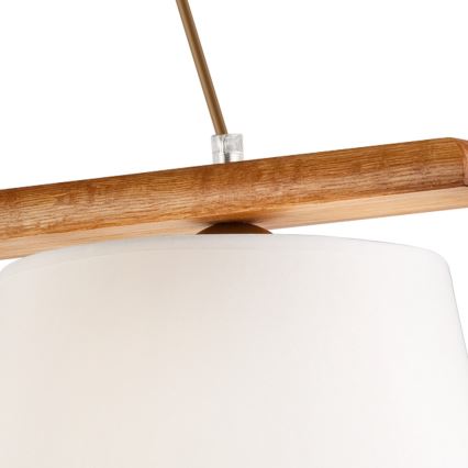 Candelabro suspenso AIDA 3xE27/60W/230V carvalho - FSC certificado