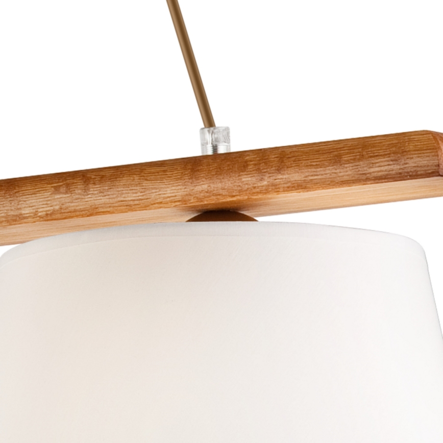Candelabro suspenso AIDA 3xE27/60W/230V carvalho - FSC certificado