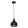Candelabro suspenso AKTAN 1xE27/60W/230V preto