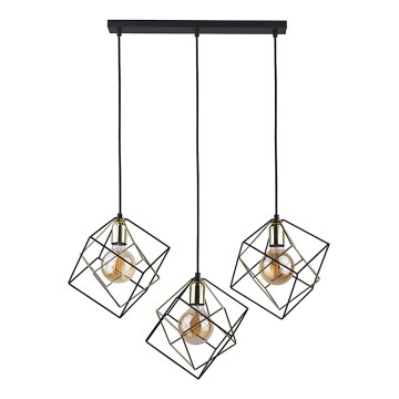 Candelabro suspenso ALAMBRE 3xE27/60W/230V