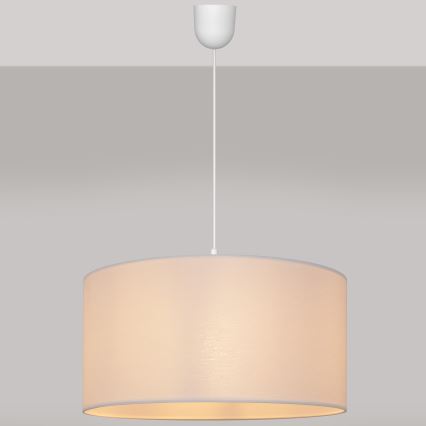 Candelabro suspenso ALBA 1xE27/15W/230V d. 40 cm branco
