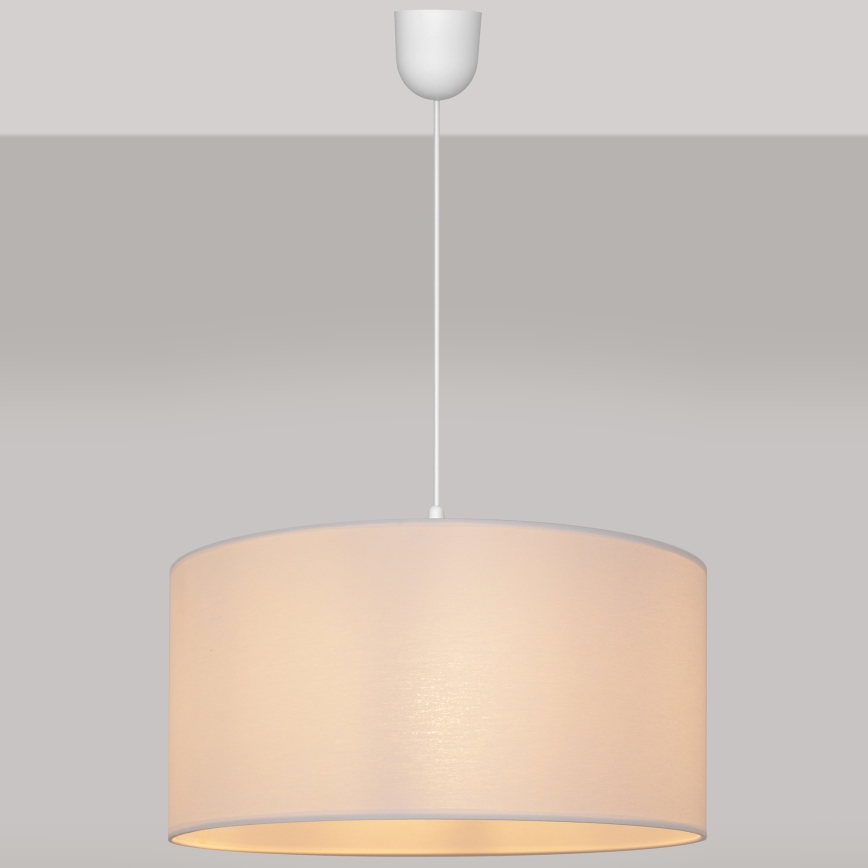 Candelabro suspenso ALBA 1xE27/15W/230V d. 40 cm branco