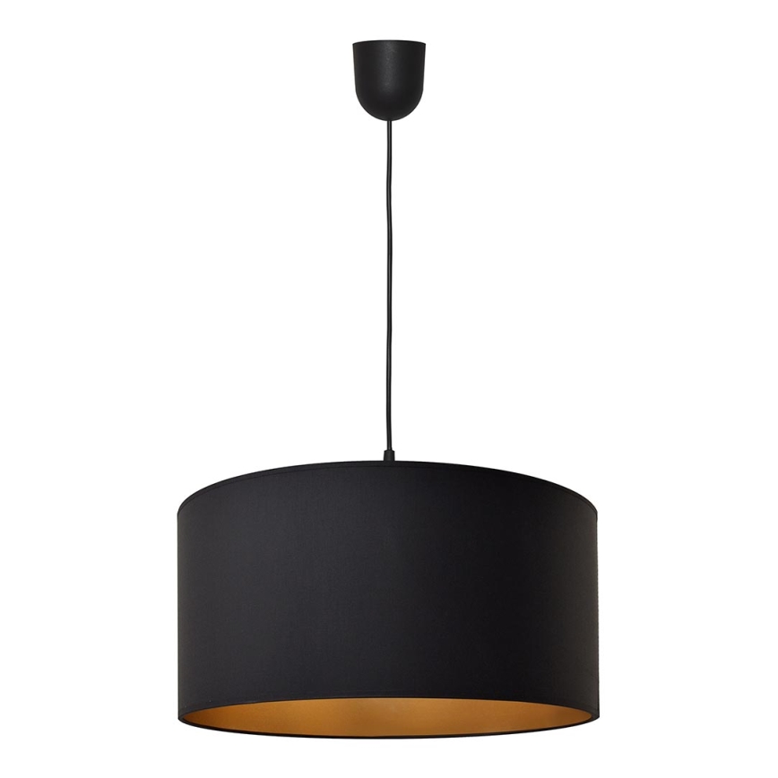 Candelabro suspenso ALBA 1xE27/15W/230V d. 40 cm preto/dourado