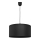 Candelabro suspenso ALBA 1xE27/15W/230V d. 40 cm preto