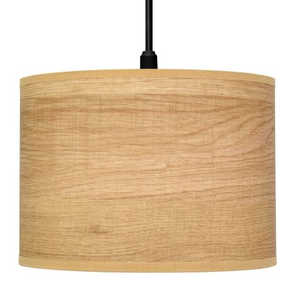 Candelabro suspenso ALBA 1xE27/15W/230V diâmetro 20 cm castanho/preto
