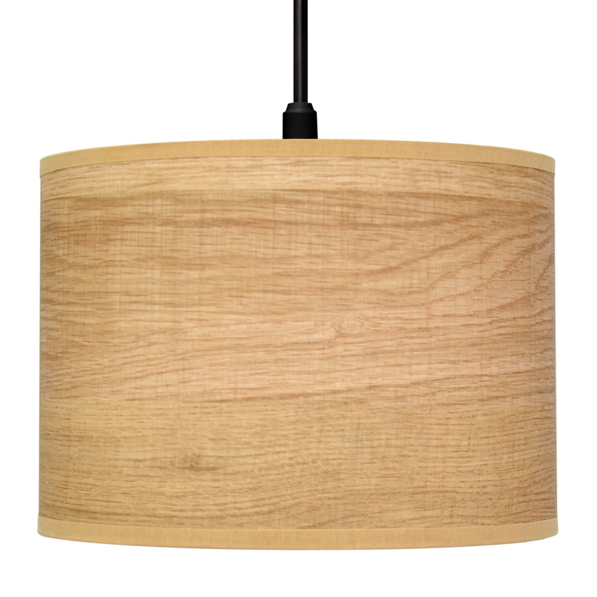 Candelabro suspenso ALBA 1xE27/15W/230V diâmetro 20 cm castanho/preto