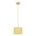 Candelabro suspenso ALBA 1xE27/15W/230V diâmetro 20 cm vime