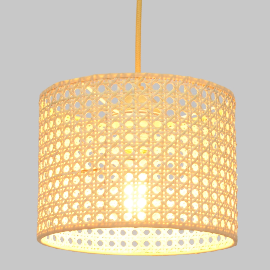 Candelabro suspenso ALBA 1xE27/15W/230V diâmetro 20 cm vime