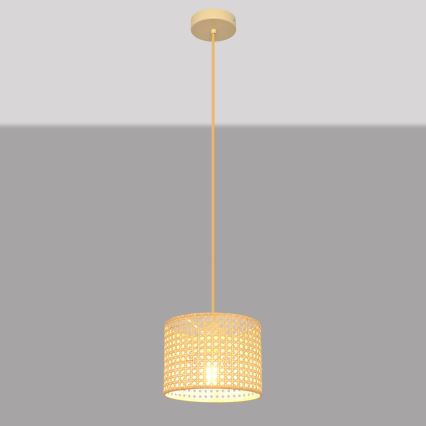 Candelabro suspenso ALBA 1xE27/15W/230V diâmetro 20 cm vime