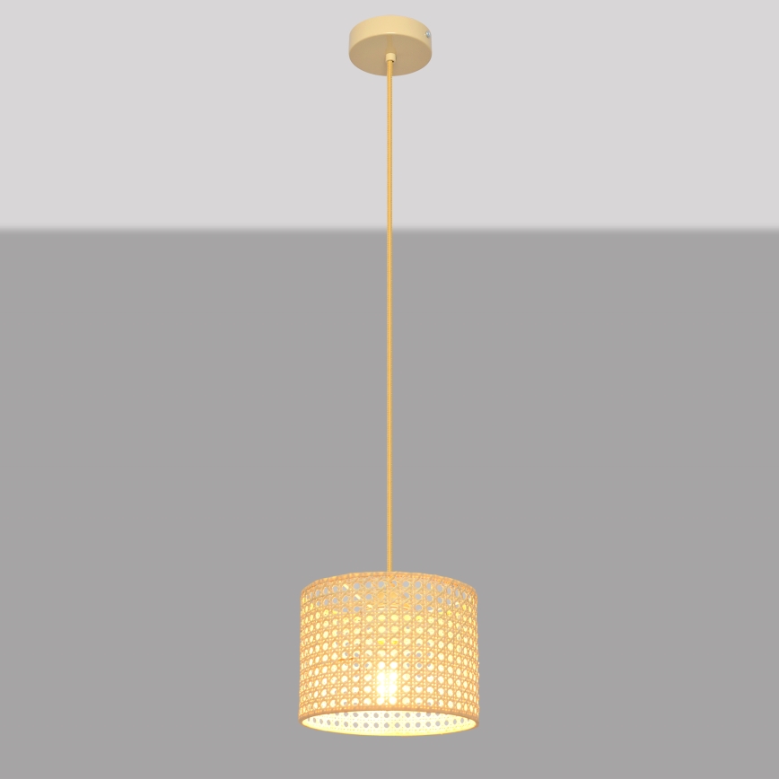 Candelabro suspenso ALBA 1xE27/15W/230V diâmetro 20 cm vime