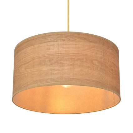 Candelabro suspenso ALBA 1xE27/15W/230V diâmetro 40 cm castanho