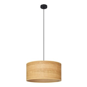 Candelabro suspenso ALBA 1xE27/15W/230V diâmetro 40 cm castanho/preto
