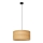 Candelabro suspenso ALBA 1xE27/15W/230V diâmetro 40 cm castanho/preto