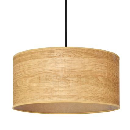 Candelabro suspenso ALBA 1xE27/15W/230V diâmetro 40 cm castanho/preto