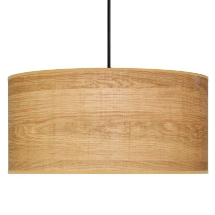 Candelabro suspenso ALBA 1xE27/15W/230V diâmetro 40 cm castanho/preto