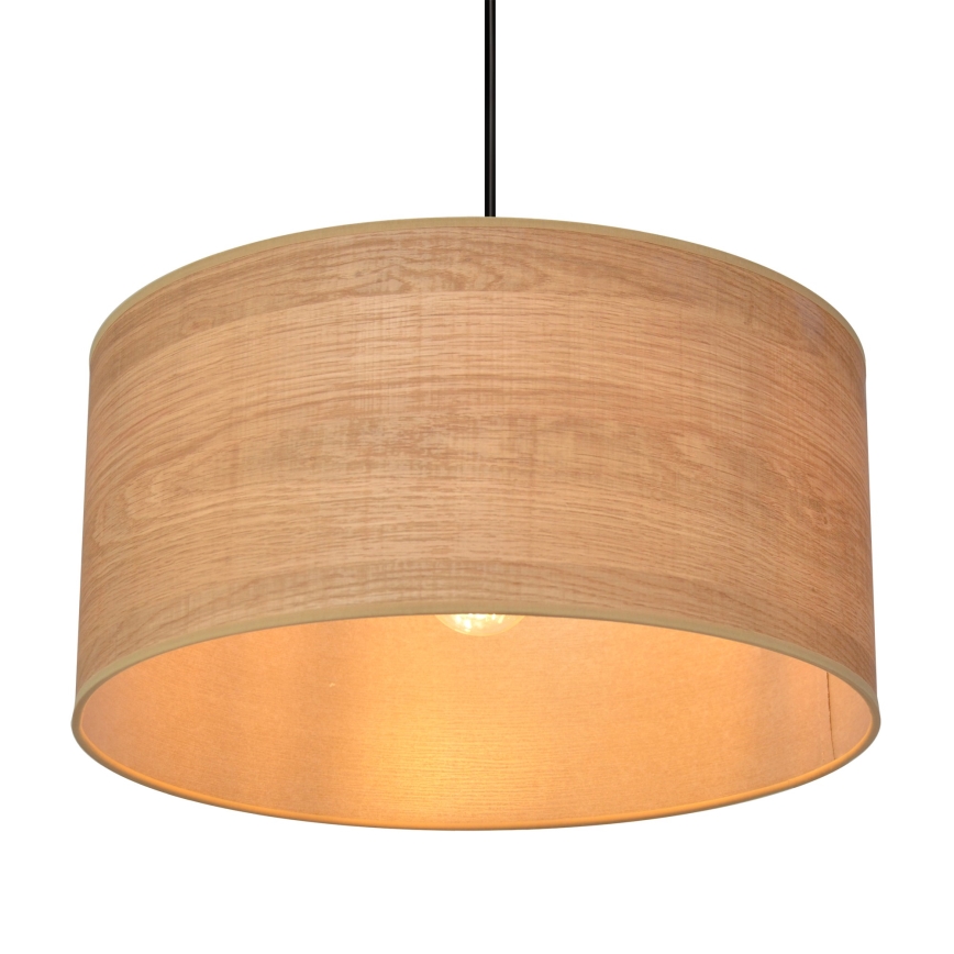 Candelabro suspenso ALBA 1xE27/15W/230V diâmetro 40 cm castanho/preto