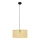Candelabro suspenso ALBA 1xE27/15W/230V diâmetro 40 cm vime/preto