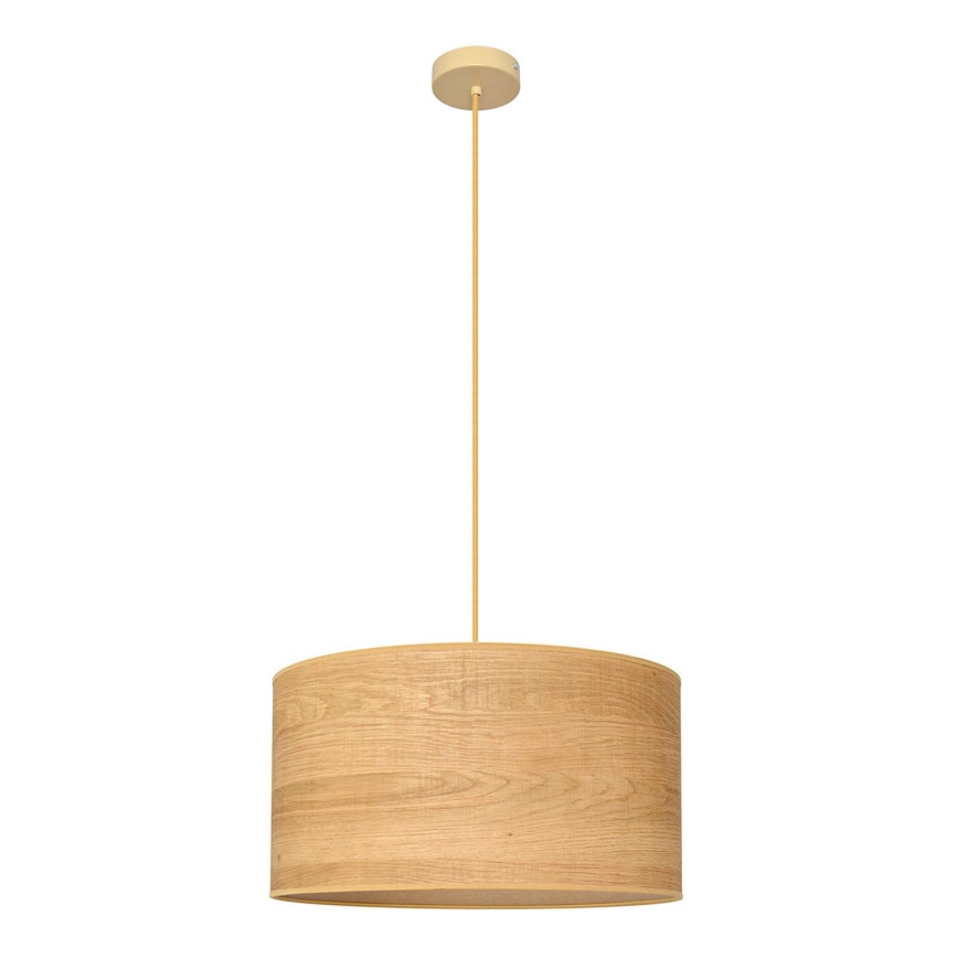 Candelabro suspenso ALBA 1xE27/15W/230V diâmetro 45 cm castanho