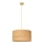 Candelabro suspenso ALBA 1xE27/15W/230V diâmetro 45 cm castanho