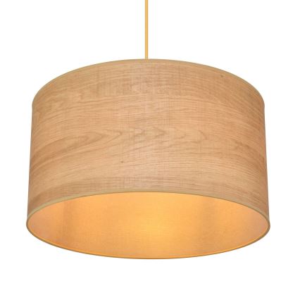 Candelabro suspenso ALBA 1xE27/15W/230V diâmetro 45 cm castanho