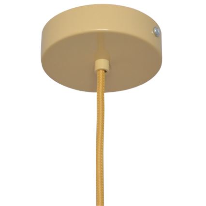 Candelabro suspenso ALBA 1xE27/15W/230V diâmetro 45 cm castanho
