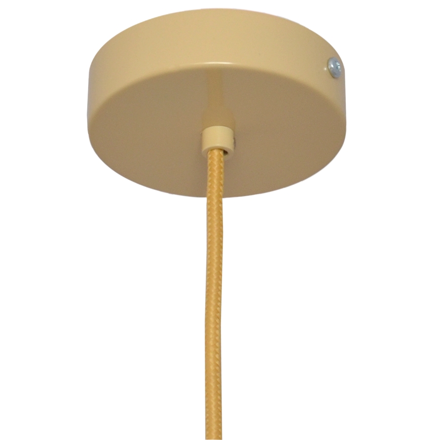 Candelabro suspenso ALBA 1xE27/15W/230V diâmetro 45 cm castanho