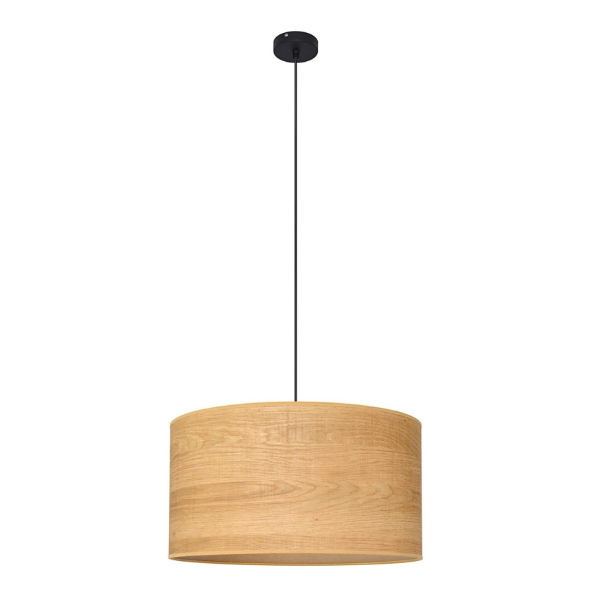 Candelabro suspenso ALBA 1xE27/15W/230V diâmetro 45 cm castanho/preto
