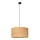 Candelabro suspenso ALBA 1xE27/15W/230V diâmetro 45 cm castanho/preto
